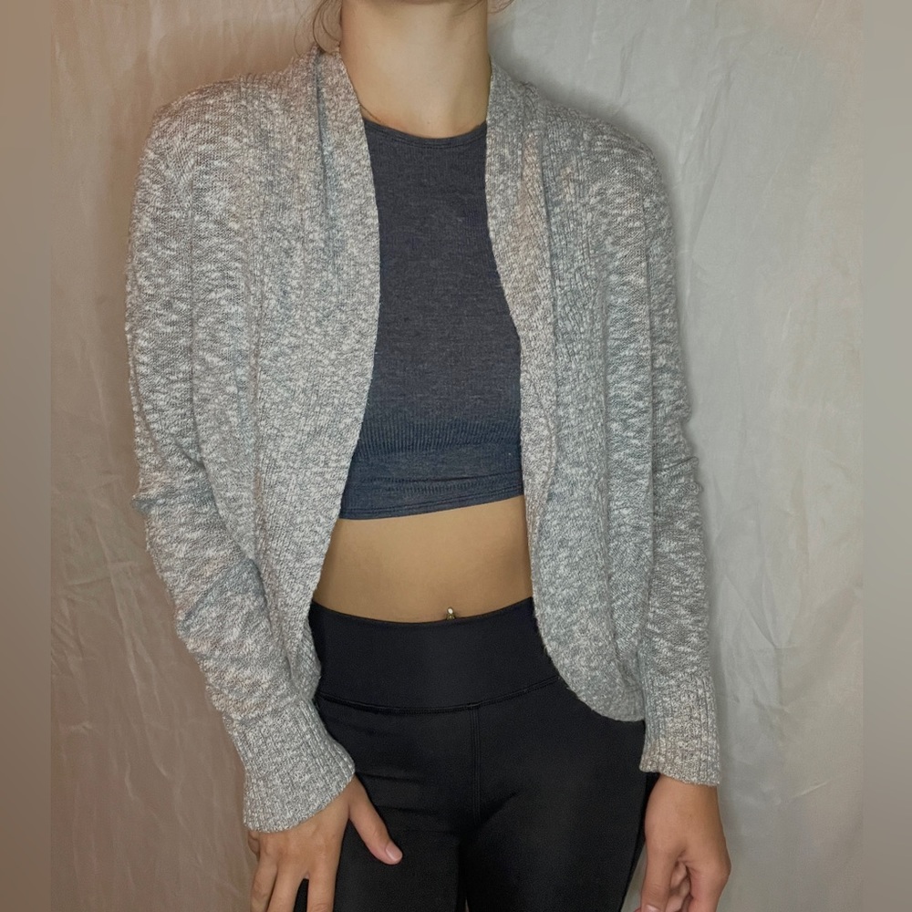 JJ Basics grey cardigan